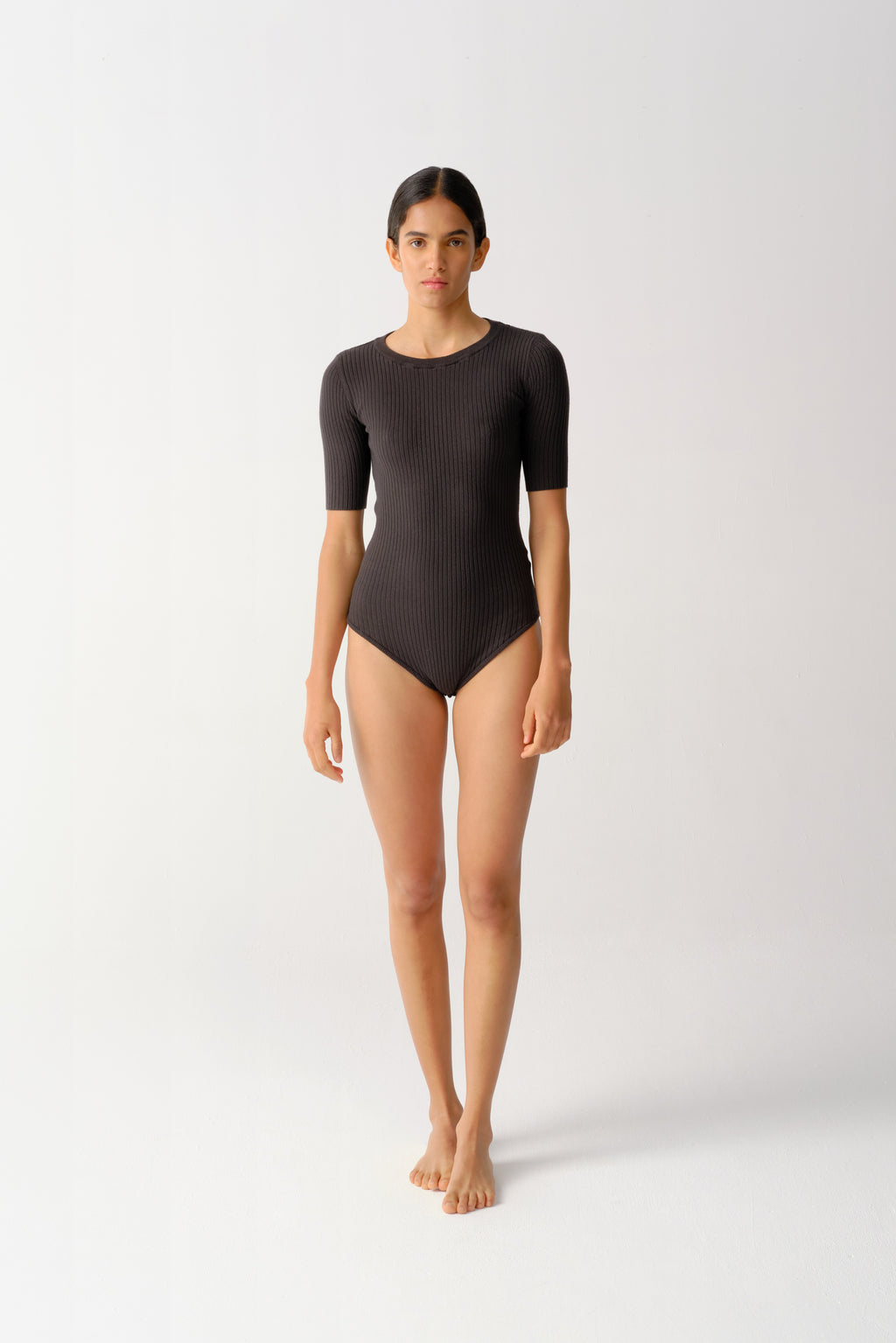 Round neck bodysuit clearance