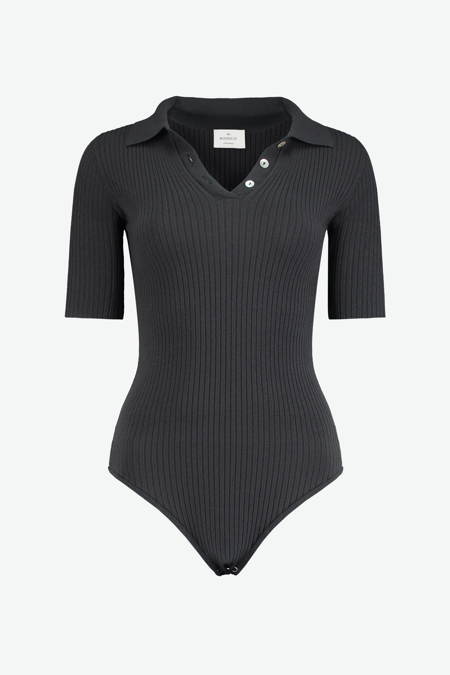 Tennis Bodysuit in Ebano Black