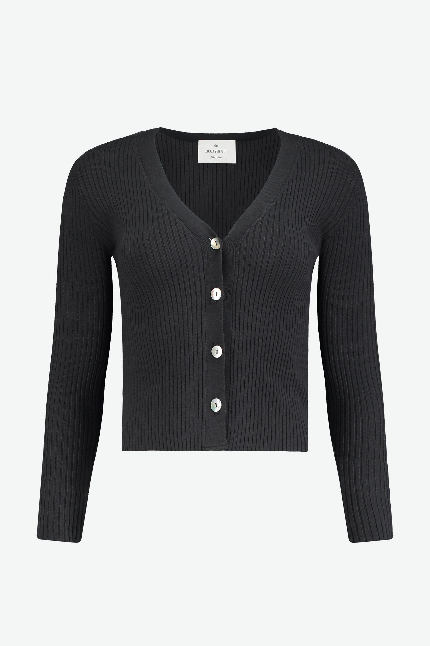 Lima Cardigan in Ebano Black