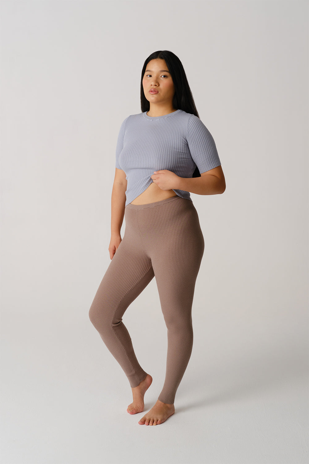 Lunga Legging in Gianduia