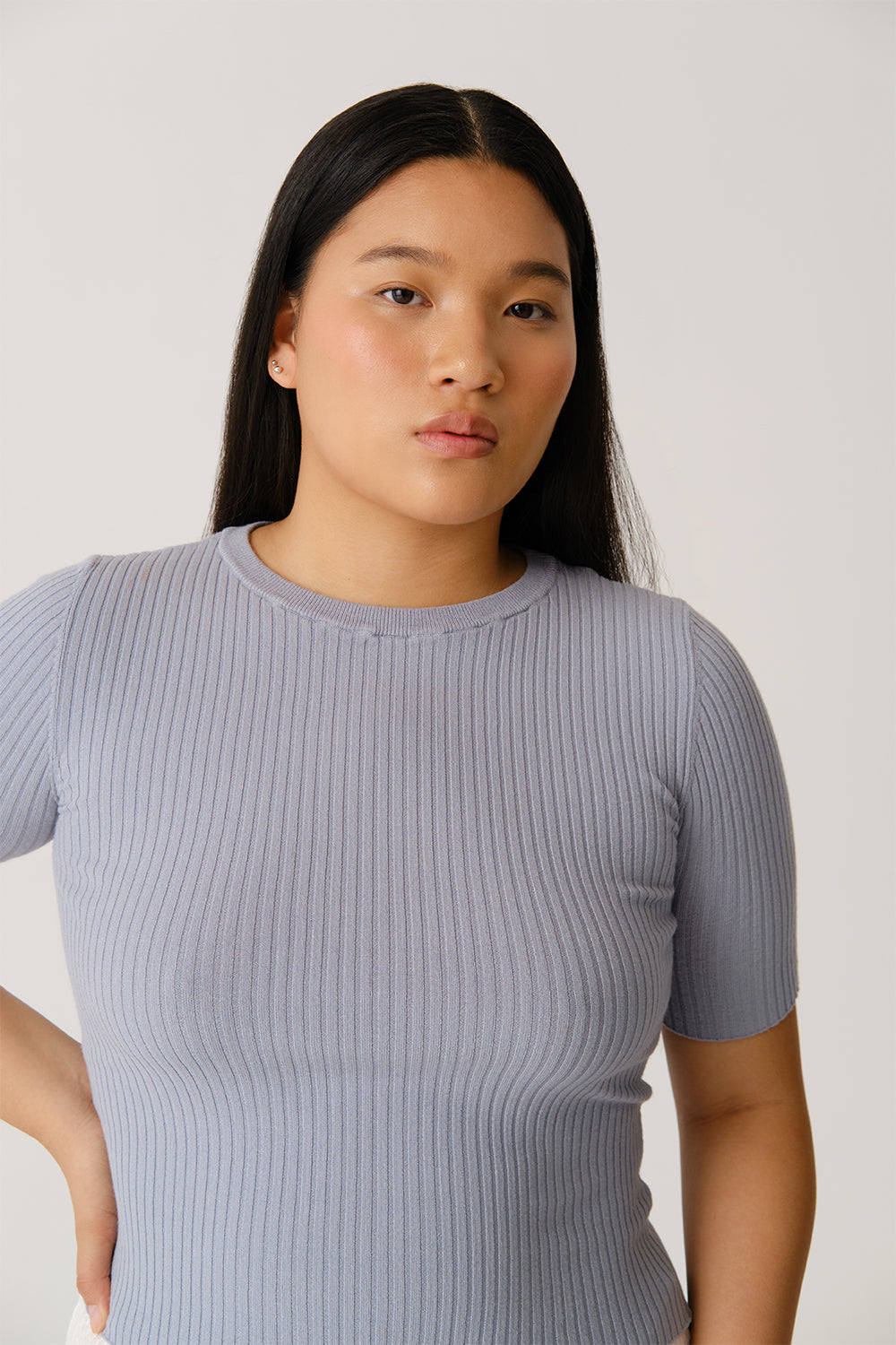 Lisa Shirt in Ocean Grey